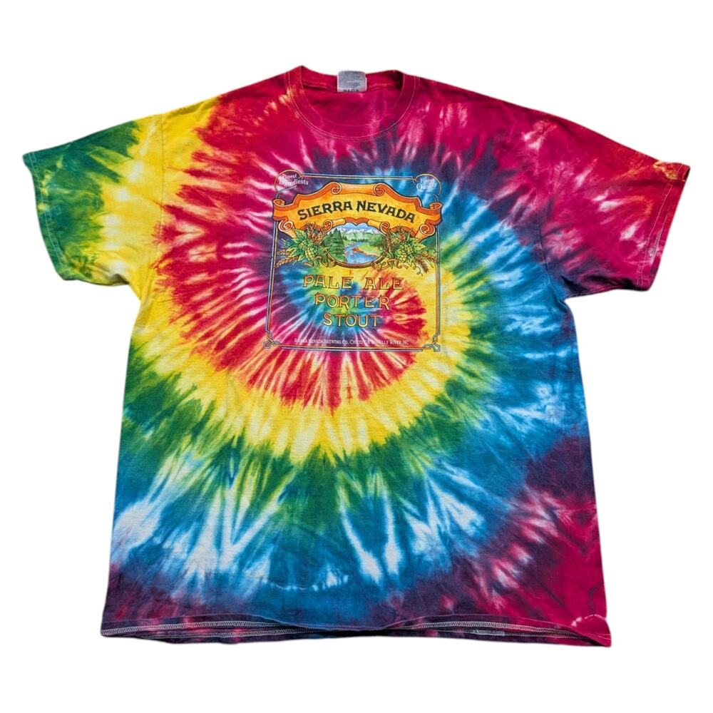 Y2K Sierra Nevada Brewing Tie Dye T shirt